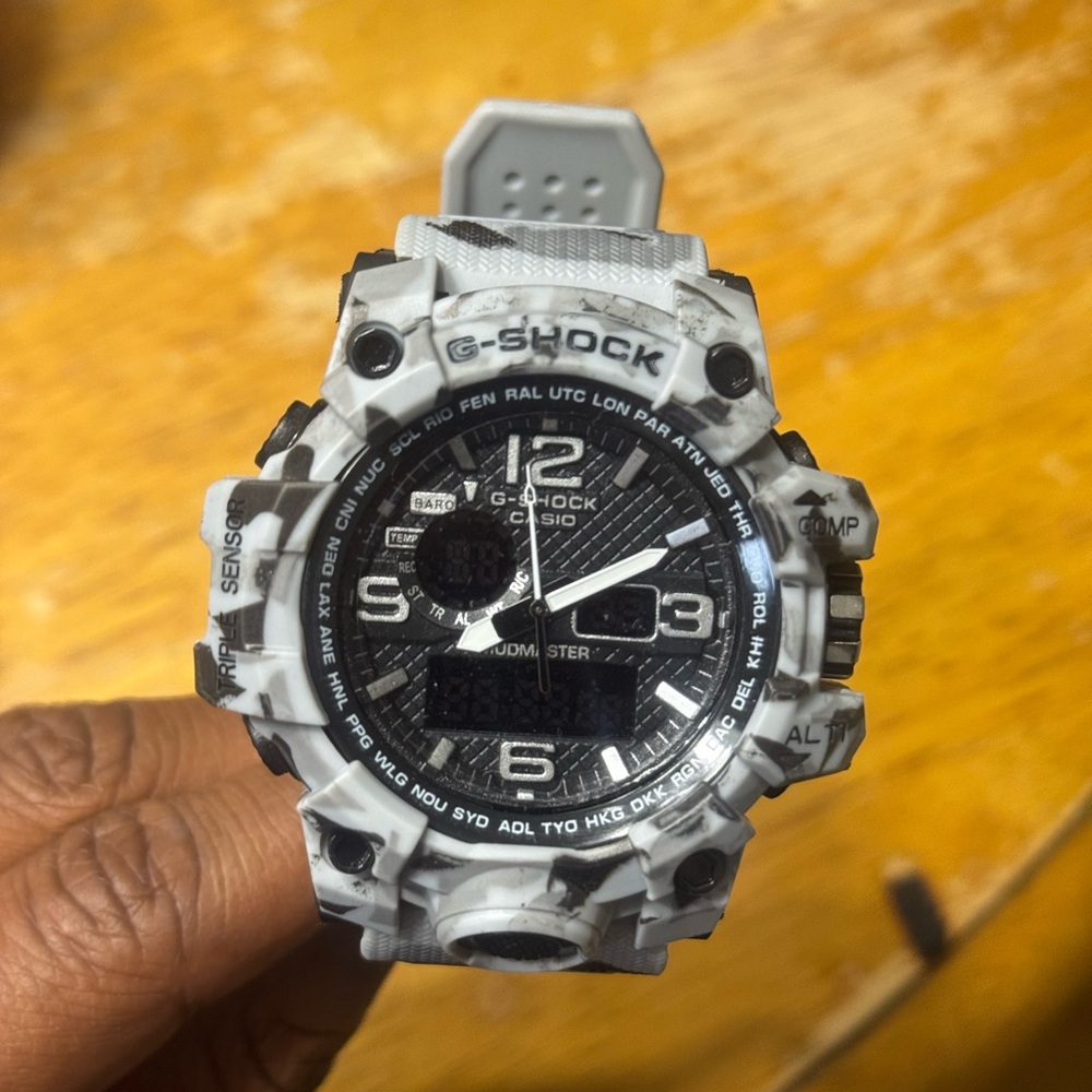 Casio G-Shock Black and White Watch